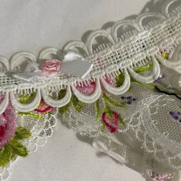For Love & Lemons Trellis Rose Garter Belt New Womens XXS - Picture 8 of 14
